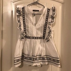 Sugar Lips Embroidered Top